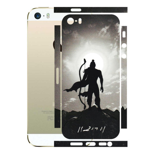 Apple iPhone Skins (All Models) - Jai Siya Ram - 3D Embossed Finish (L-200) iPhone 5S