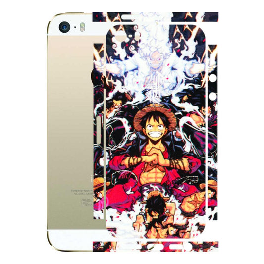 Apple iPhone Skins (All Models) - Luffy Anime Character - 3D Embossed Finish (L-203) iPhone 5S