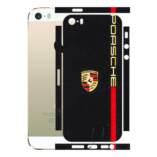 Apple iPhone Skins (All Models) - Premium Porsche - 3D Embossed Finish (L-225) iPhone 5S
