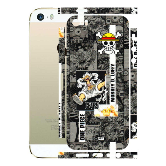 Apple iPhone Skins (All Models) - Cuffy Anime MonkeyCamic - 3D Embossed Finish (L-242) iPhone 5S