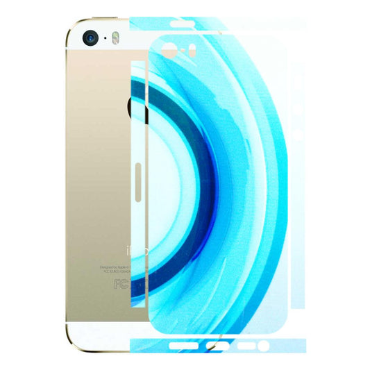 Apple iPhone Skins (All Models) - The Blue Curve - 3D Embossed Finish (L-244) iPhone 5S