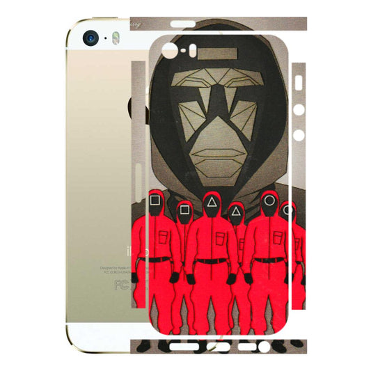 Apple iPhone Skins (All Models) - Squid Game Hero - 3D Embossed Finish (L-245) iPhone 5S