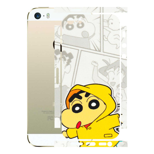 Apple iPhone Skins (All Models) - Yellow Shinchan Comic - 3D Embossed Finish (L-246) iPhone 5S