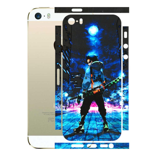 Apple iPhone Skins (All Models) - Demon Slayer Sword - 3D Embossed Finish (L-247) iPhone 5S