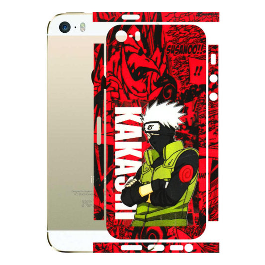 Apple iPhone Skins (All Models) - Kakashi Red Anime - 3D Embossed Finish (L-251) iPhone 5S