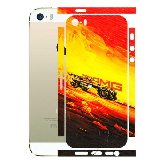 Apple iPhone Skins (All Models) - AMG Car Speed Cover - 3D Embossed Finish (L-256) iPhone 5S