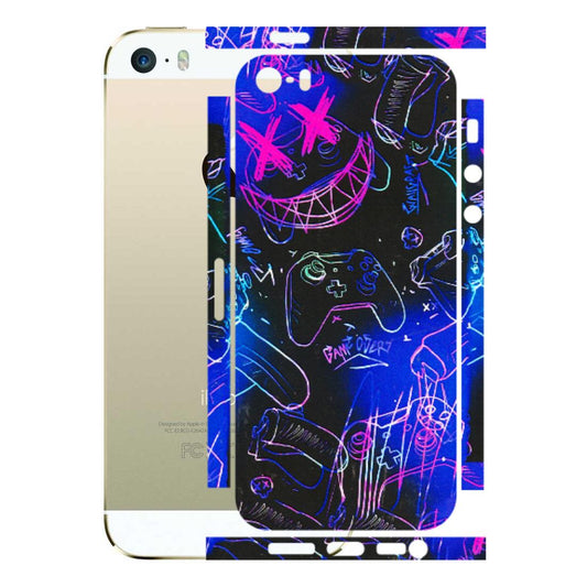 Apple iPhone Skins (All Models) - Gamers Paradise - 3D Embossed Finish (L-258) iPhone 5S