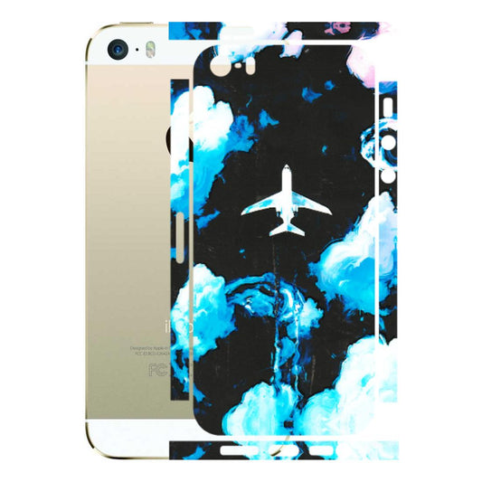 Apple iPhone Skins (All Models) - Travel In Airline - 3D Embossed Finish (L-264) iPhone 5S