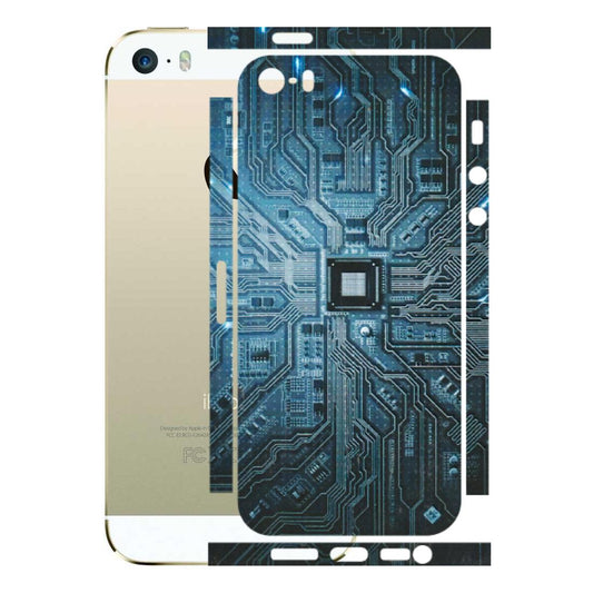 Apple iPhone Skins (All Models) - Original Circuit - 3D Embossed Finish (L-267) iPhone 5S