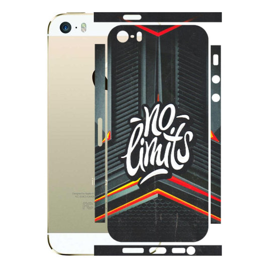 Apple iPhone Skins (All Models) - No Limits - 3D Embossed Finish (L-286) iPhone 5S