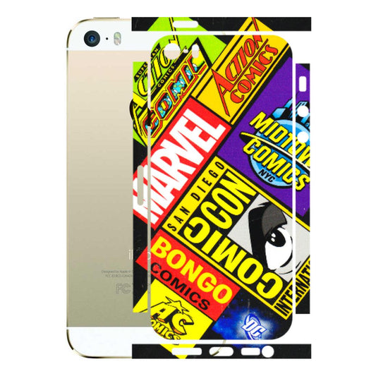 Apple iPhone Skins (All Models) - Bongo Comic Con - 3D Embossed Finish (L-325) iPhone 5S