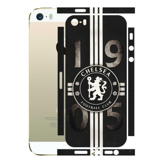 Apple iPhone Skins (All Models) - Chelsea Fan Club - 3D Embossed Finish (L-36) iPhone 5S
