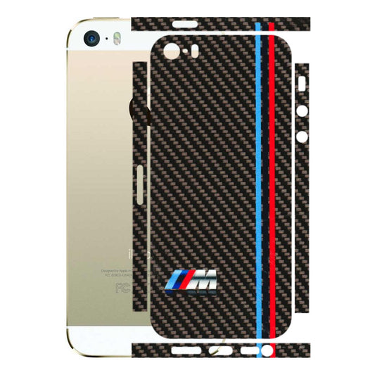 Apple iPhone Skins (All Models) - BM Carbon Fiber Feels - 3D Embossed Finish (L-38) iPhone 5S