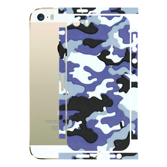 Apple iPhone Skins (All Models) - Powerfull Military Camoflauge - 3D Embossed Finish (L-49) iPhone 5S