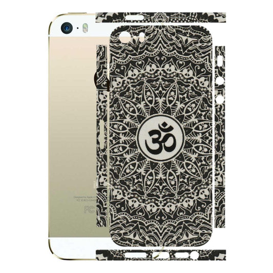 Apple iPhone Skins (All Models) - Aum Elegant Mandala - 3D Embossed Finish (L-62) iPhone 5S
