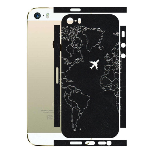 Apple iPhone Skins (All Models) - Never Ending Travel - 3D Embossed Finish (L-79) iPhone 5S