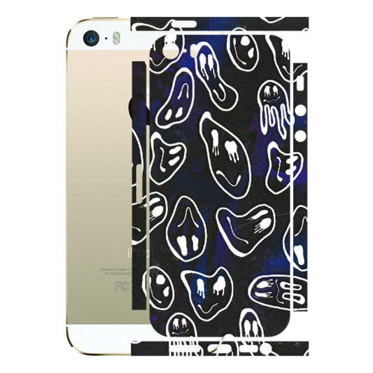 Apple iPhone Skins (All Models) - Distorted Smileys - 3D Embossed Finish (L-92) iPhone 5S
