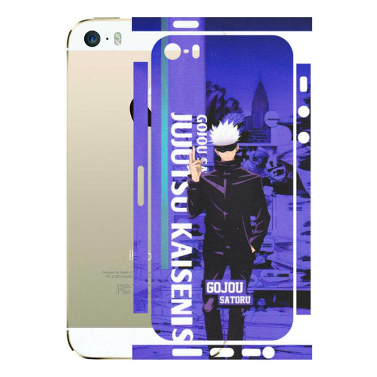 Apple iPhone Skins (All Models) - Jujutsu Kaisen Gojo - Matte Finish (M-05) iPhone 5S