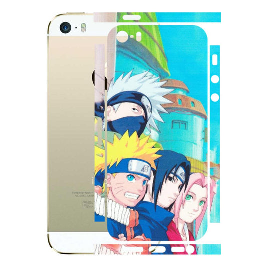 Apple iPhone Skins (All Models) - Team Minato And Kakashi - Matte Finish (M-101) iPhone 5S