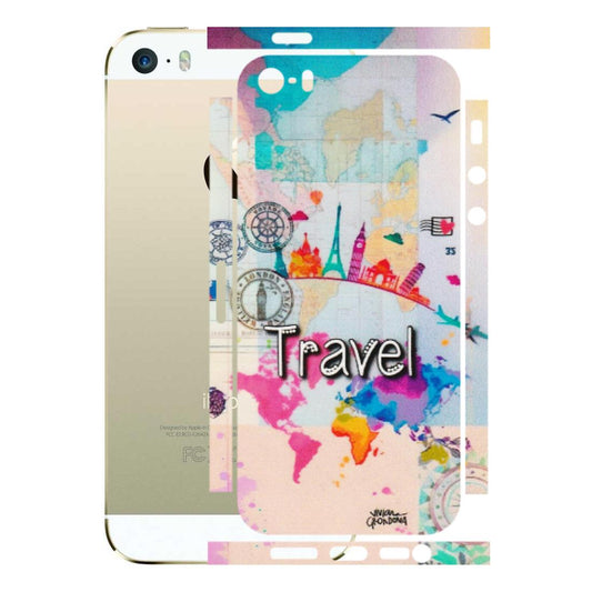Apple iPhone Skins (All Models) - Travel The Wonders - Matte Finish (M-108) iPhone 5S