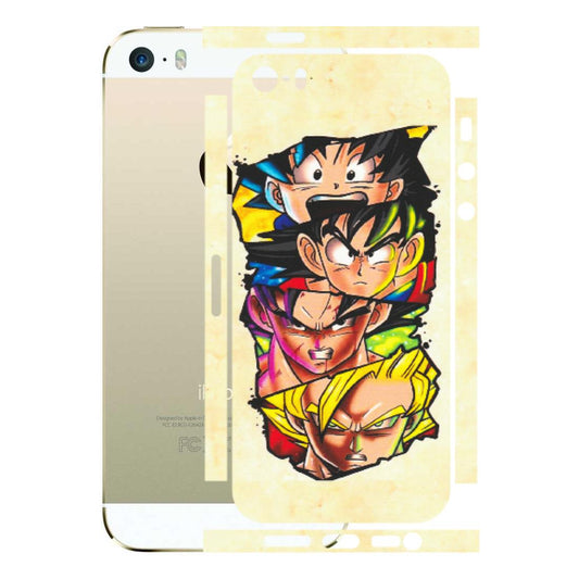 Apple iPhone Skins (All Models) - Angry Multi Anime - Matte Finish (M-113) iPhone 5S