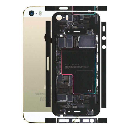 Apple iPhone Skins (All Models) - Motherboard Circuit Layout - Matte Finish (M-117) iPhone 5S