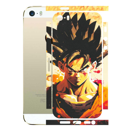 Apple iPhone Skins (All Models) - Angry Goku - Matte Finish (M-12) iPhone 5S