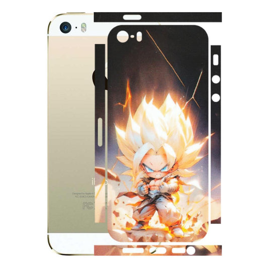 Apple iPhone Skins (All Models) - Goku Dragon Cute Anime - Matte Finish (M-131) iPhone 5S