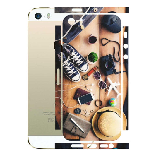 Apple iPhone Skins (All Models) - Travel Wanderlust - Matte Finish (M-133) iPhone 5S