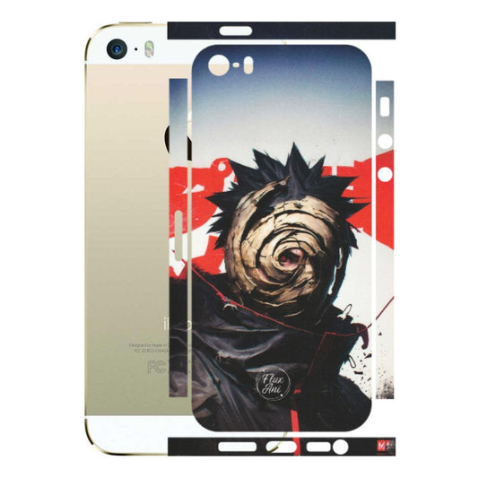 Apple iPhone Skins (All Models) - Obito Uchiha Cool Anime - Matte Finish (M-134) iPhone 5S