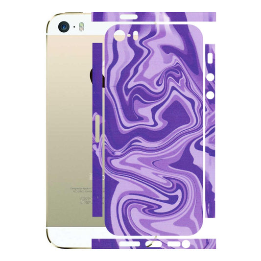 Apple iPhone Skins (All Models) - Hazy Purple Nights - Matte Finish (M-14) iPhone 5S
