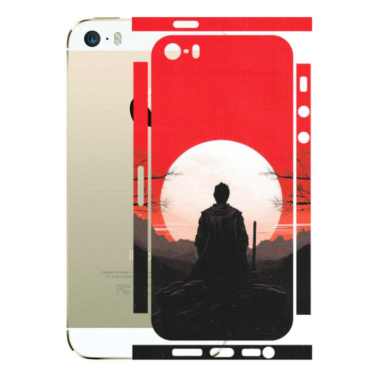 Apple iPhone Skins (All Models) - Samurai Anime - Matte Finish (M-141) iPhone 5S