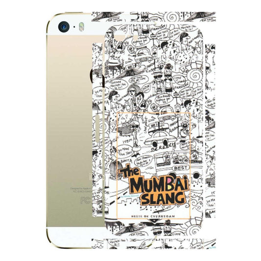 Apple iPhone Skins (All Models) - The Mumbai Slang - Matte Finish (M-142) iPhone 5S