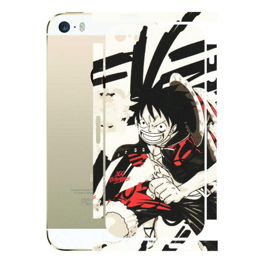 Apple iPhone Skins (All Models) - Monkey D.Luffy Manga Anime - Matte Finish (M-145) iPhone 5S