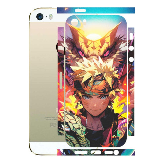 Apple iPhone Skins (All Models) - Angry Naruto Anime - Matte Finish (M-148) iPhone 5S