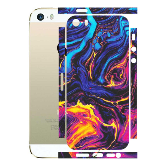 Apple iPhone Skins (All Models) - Abstract Paint Classy - Matte Finish (M-15) iPhone 5S