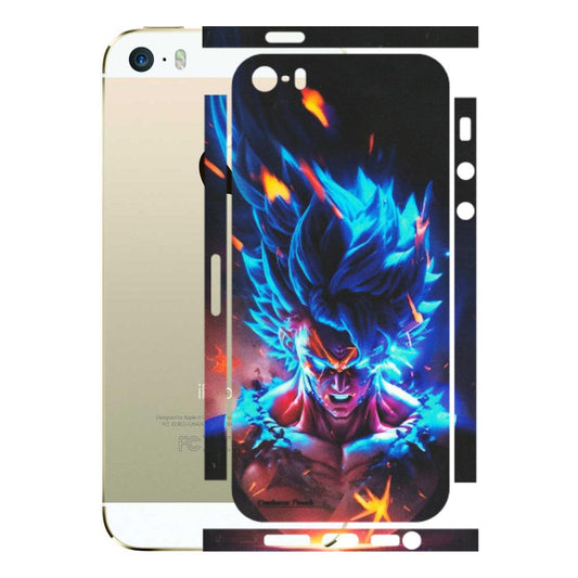 Apple iPhone Skins (All Models) - Angry Goku Dragon Ball Anime - Matte Finish (M-150) iPhone 5S