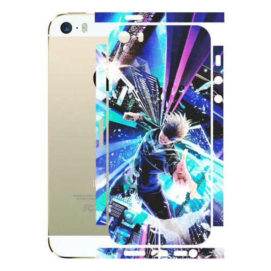 Apple iPhone Skins (All Models) - Manga Action Jujustu Kaisen Anime - Matte Finish (M-155) iPhone 5S
