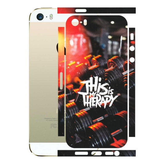 Apple iPhone Skins (All Models) - GYM Lover Therapy - Matte Finish (M-160) iPhone 5S