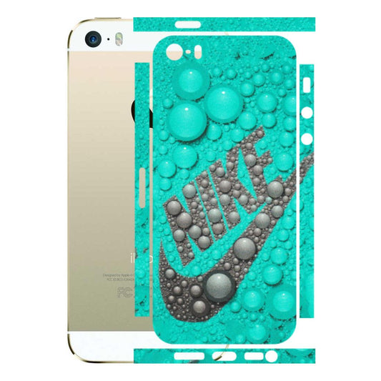 Apple iPhone Skins (All Models) - Shoe Brand Bubbles - Matte Finish (M-42) iPhone 5S
