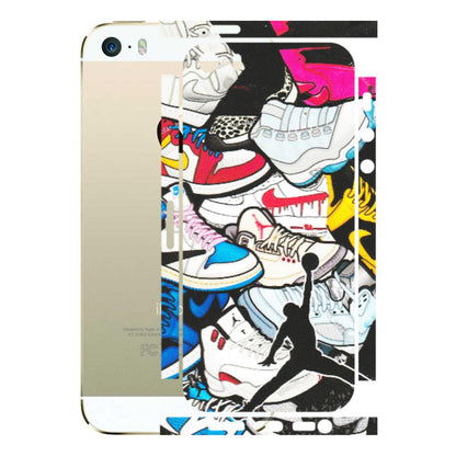 Apple iPhone Skins (All Models) - Jordan Sneakers Fan - Matte Finish (M-80) iPhone 5S