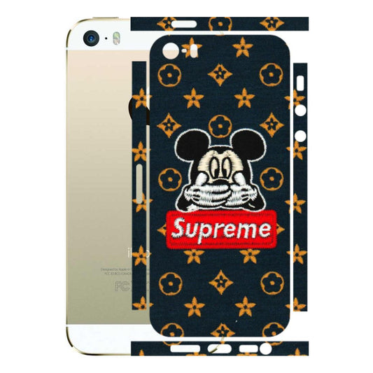 Apple iPhone Skins (All Models) - Mickey Supreme - Matte Finish (M-83) iPhone 5S