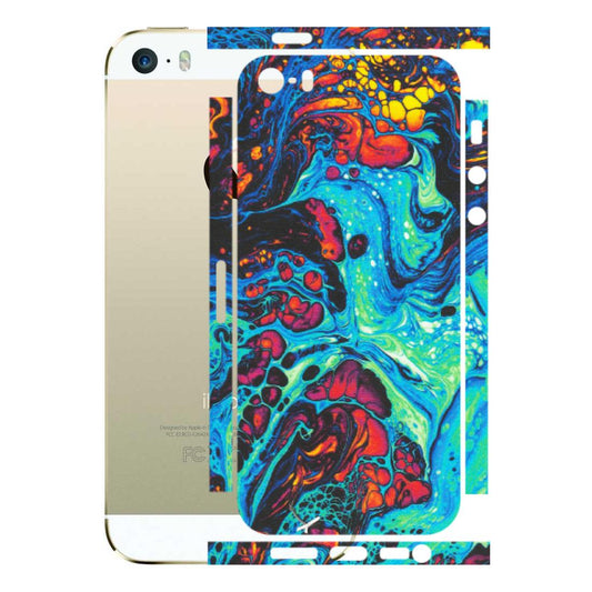 Apple iPhone Skins (All Models) - Majestic Galactic Marbel - Matte Finish (M-85) iPhone 5S