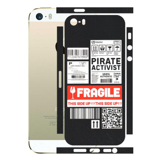Apple iPhone Skins (All Models) - Handle With Care - Matte Finish (M-99) iPhone 5S