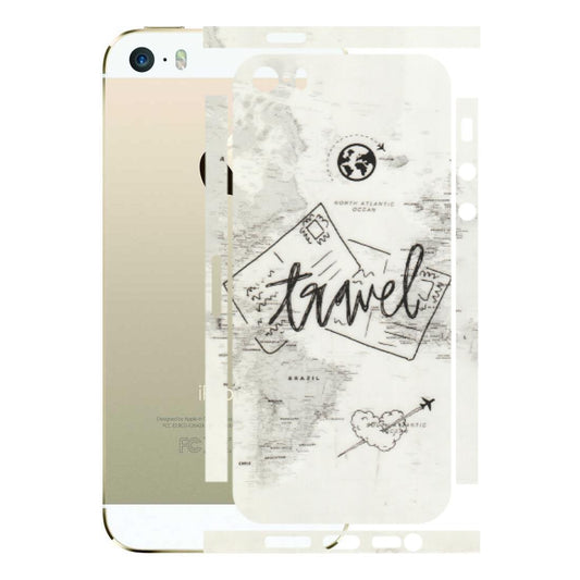 Apple iPhone Skins (All Models) - Travel Ticket - Transparent Finish (T-06) iPhone 5S