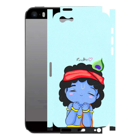 Apple iPhone Skins (All Models) - Radhe Radhe Cute Toon - 3D Embossed Finish (L-05) iPhone 5