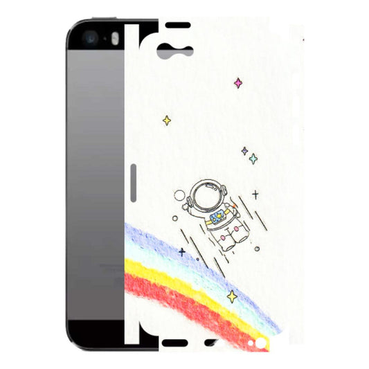 Apple iPhone Skins (All Models) - Milkyway Astronaut - 3D Embossed Finish (L-110) iPhone 5