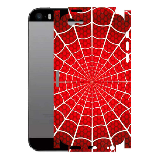 Apple iPhone Skins (All Models) - Classic Spidey Web - 3D Embossed Finish (L-115) iPhone 5