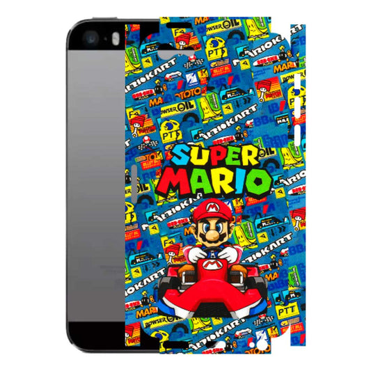 Apple iPhone Skins (All Models) - Super Mario Kart - 3D Embossed Finish (L-140) iPhone 5