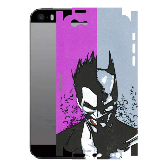 Apple iPhone Skins (All Models) - Batman & Joker - 3D Embossed Finish (L-143) iPhone 5